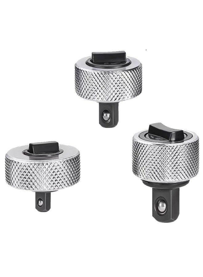 WINTOWIN 3PCS Reversible Thumbwheel Ratchet Wrench Set, 1/4” 3/8” 1/2” Drive Ratchet Set - Image 1